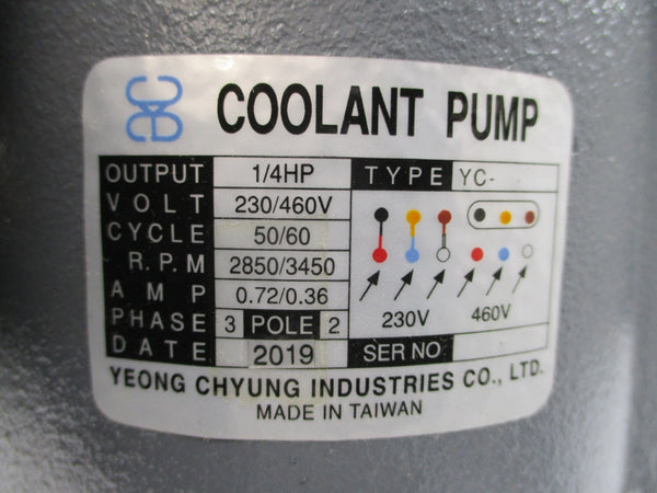 YEONG CHYUNG INDUSTRIES YC 230/460V 0.72/0.36A NSNP