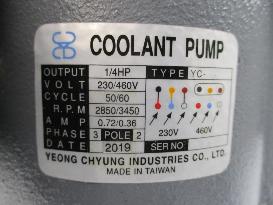 YEONG CHYUNG INDUSTRIES YC 230/460V 0.72/0.36A NSNP