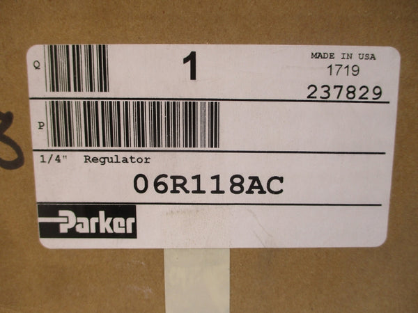 PARKER 06R118AC 250PSI 1/4" NSMP