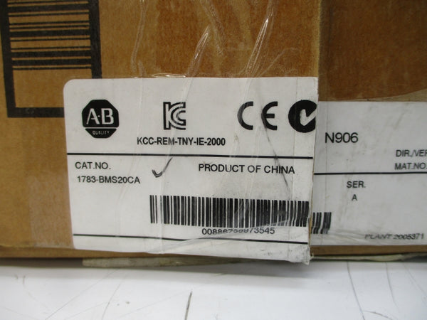 ALLEN BRADLEY 1783-BMS20CA SER. A NSMP