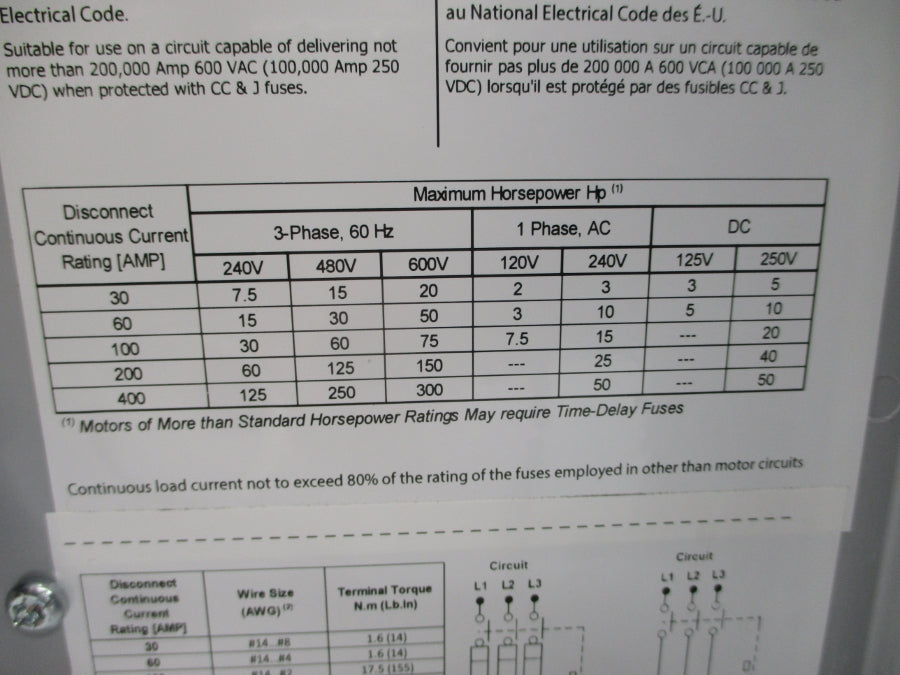 ALLEN BRADLEY 194R-KJ30-1753-PY SER. B 30A NSMP