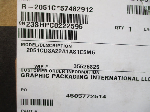 ROSEMOUNT 2051CD3A22A1AS1E5M5 10.5-42.4V 275PSI NSMP