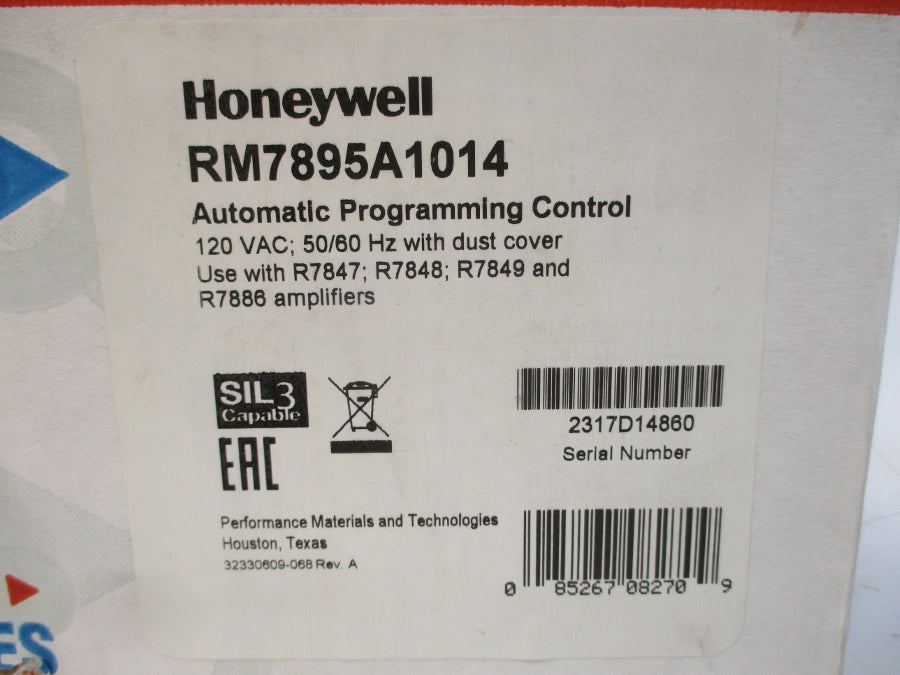 HONEYWELL RM7895A1014 120VAC REV. C NSMP