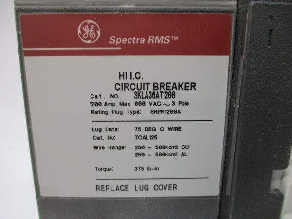 GENERAL ELECTRIC SKLA36AT1200 600VAC 1200A NSMP