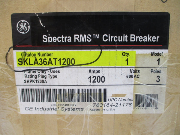 GENERAL ELECTRIC SKLA36AT1200 600VAC 1200A NSMP