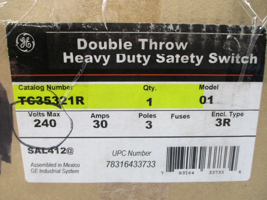 GENERAL ELECTRIC TC35321R 240VAC 30A NSMP