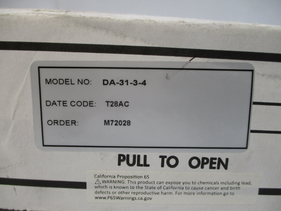 MERCOID DA-31-3-4 120/240/440VAC 10A 1-30PSI NSMP