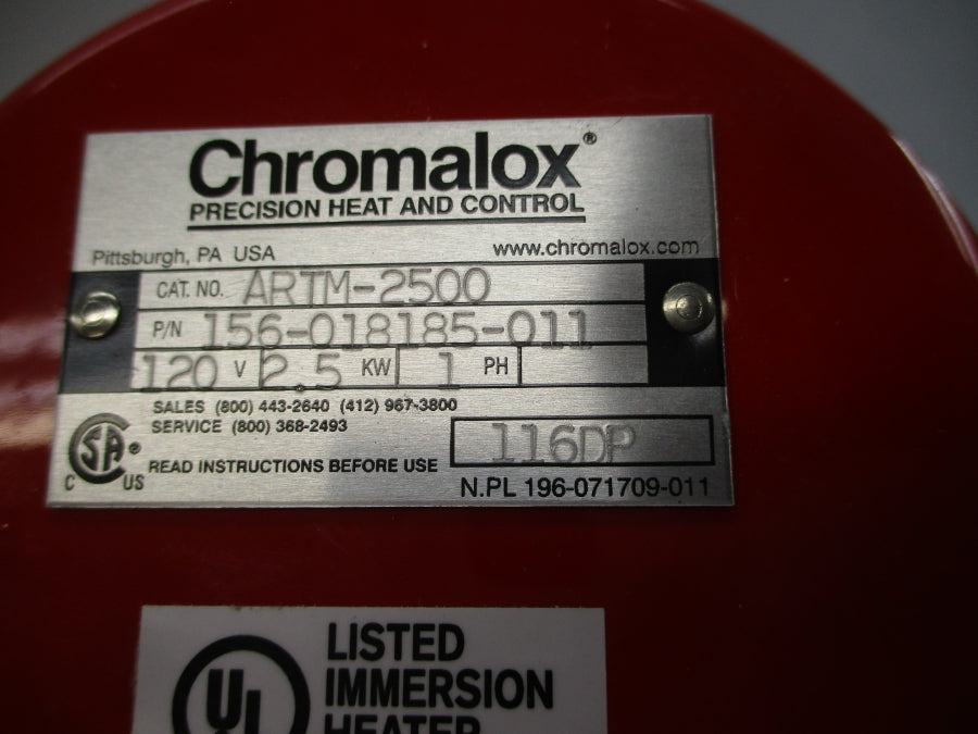 CHROMALOX ARTM-2500 156-018185-011 120V NSMP