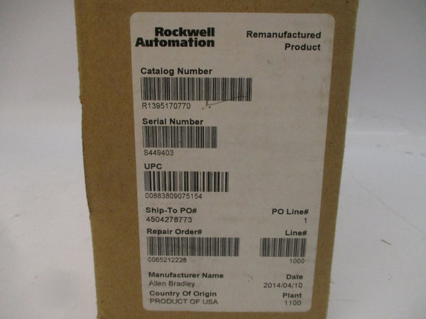 ALLEN BRADLEY 170770 REV. 05 REMAN