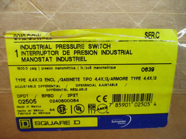SQUARE D 9012GCW22 SER. C 1500.0PSI NSMP