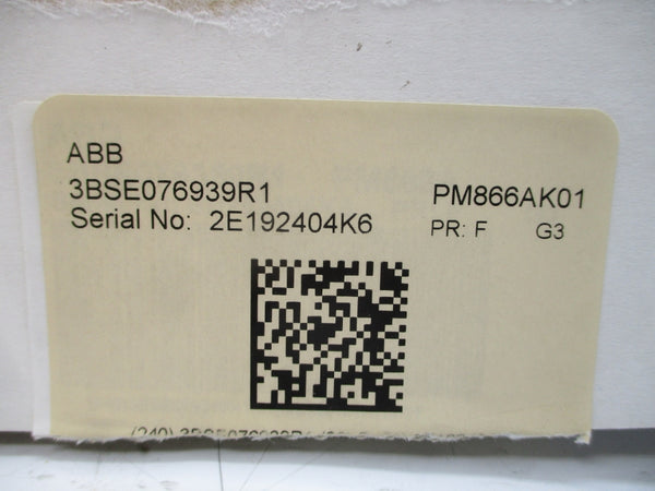 ABB PM866AK01 3BSE076359R1 24VDC 10A NSMP