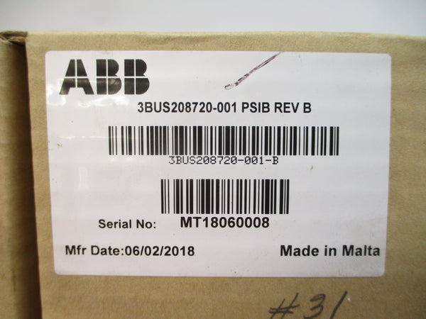ABB 3BUS208720-001 REV. B NSMP
