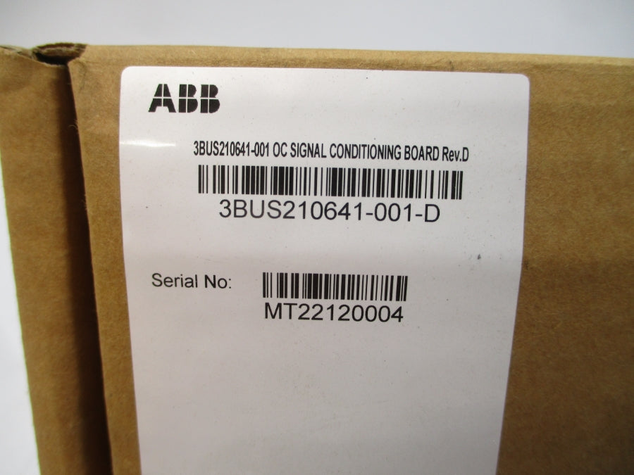 ABB 3BUS210641-001 REV. D NSMP