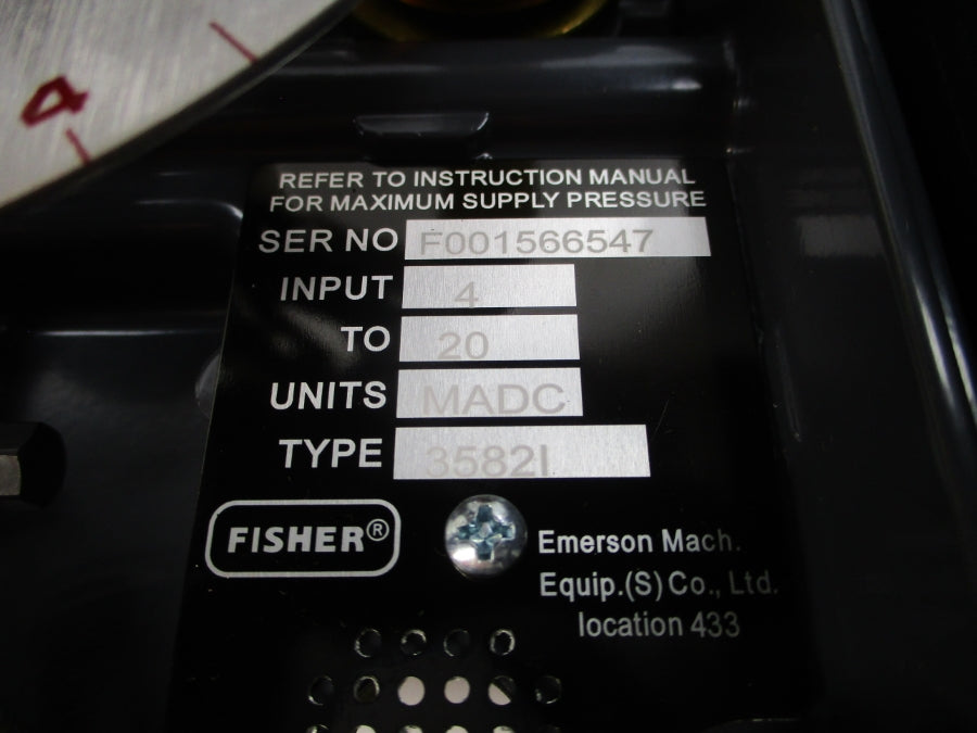 FISHER 3582I 582I 30VDC NSNP