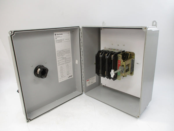 ALLEN BRADLEY 194R-KJ100P3-98 SER. A 600VAC 100A REV. 62 NSNP
