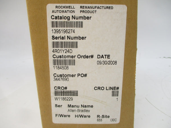 ALLEN BRADLEY 196274 REMAN
