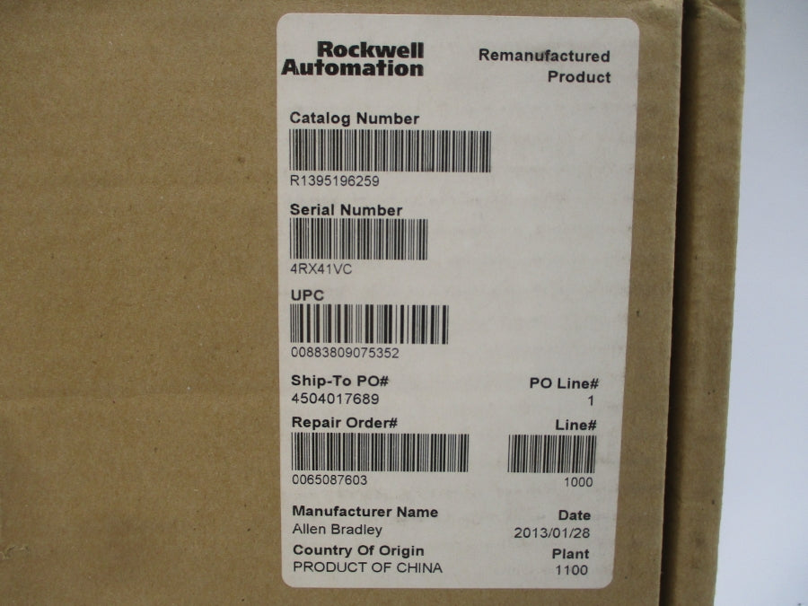 ALLEN BRADLEY 196259 REMAN