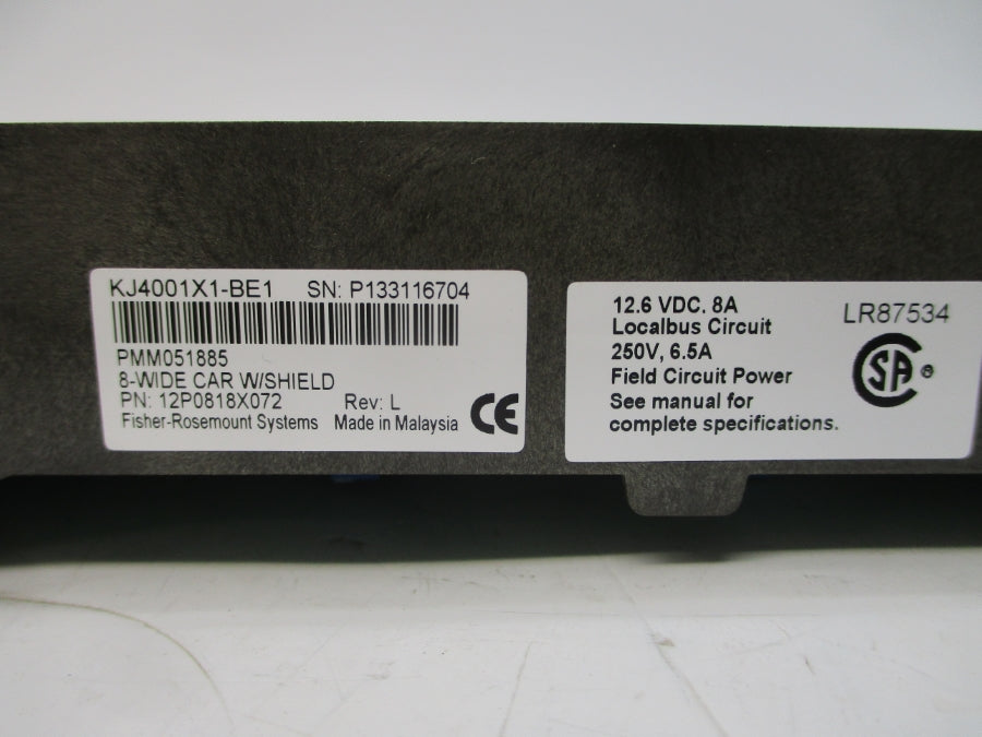 FISHER-ROSEMOUNT SYSTEMS 12P0818X072 KJ4001X1-BE1 12.6VDC 8A NSNP