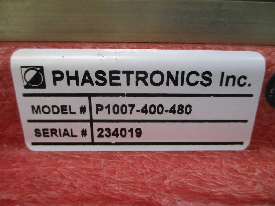 PHASETRONICS P1007-400-480 NSNP