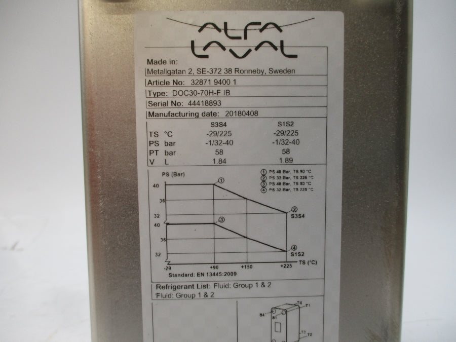ALFA LAVAL DOC30-70H-F 3287194001 NSMP