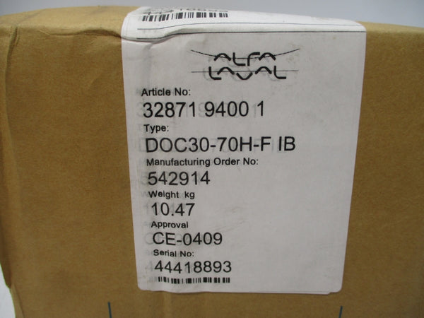ALFA LAVAL DOC30-70H-F 3287194001 NSMP