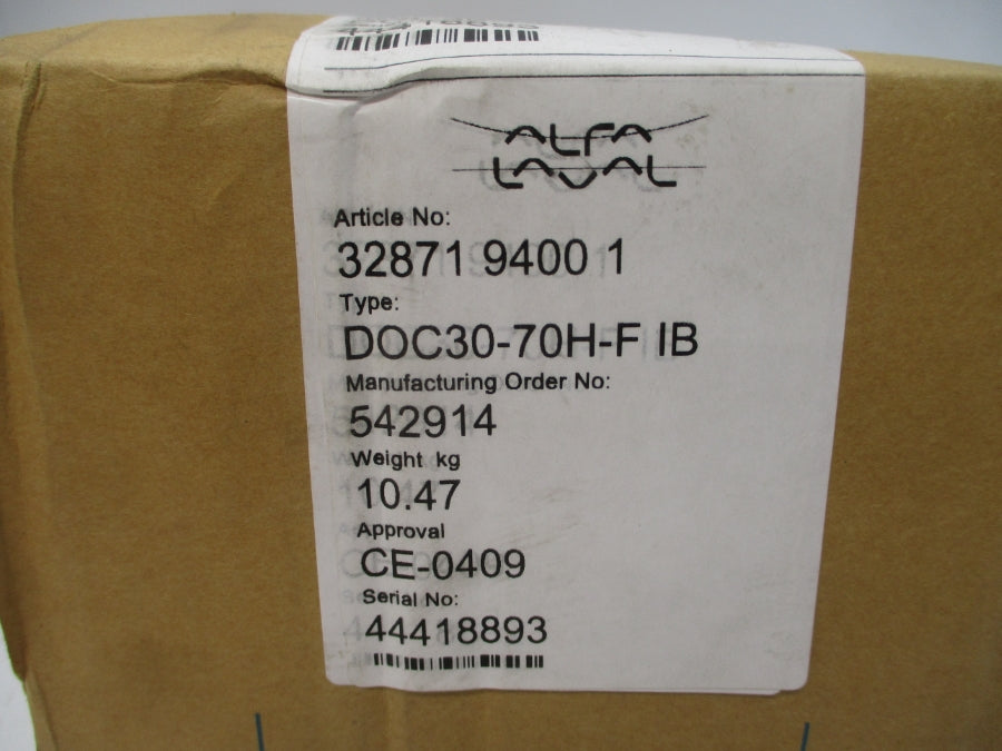 ALFA LAVAL DOC30-70H-F 3287194001 NSMP