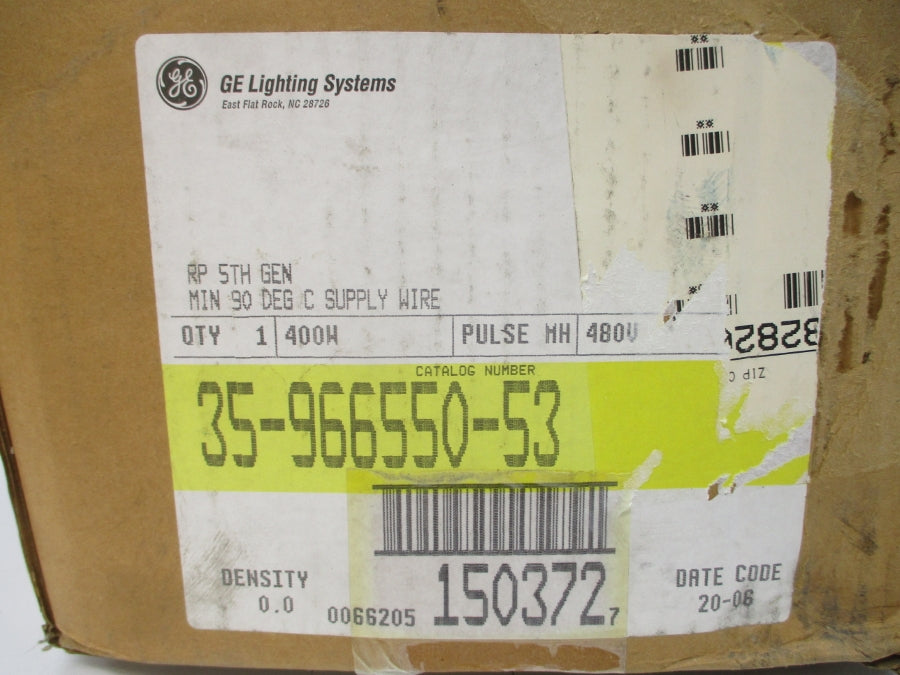 GENERAL ELECTRIC 35-966550-53 480V NSMP