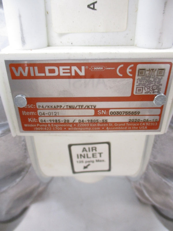 WILDEN P4/KKAPP/TNU/TF/KTV 04-0121 NSMP