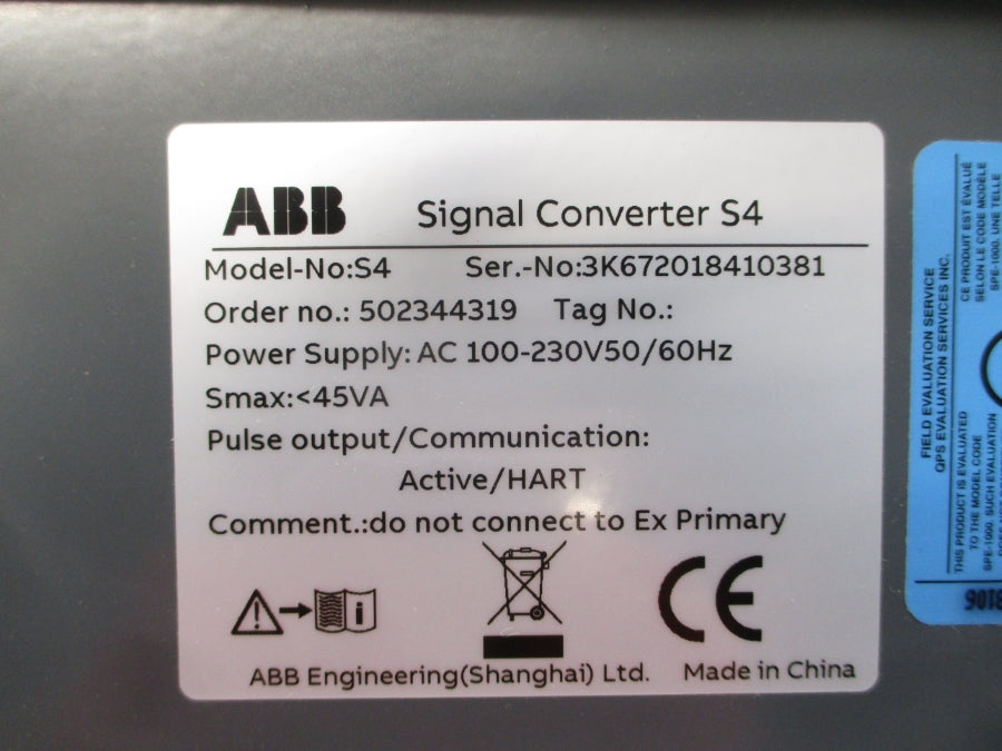 ABB FSM4000 S4 100-230VAC NSNP