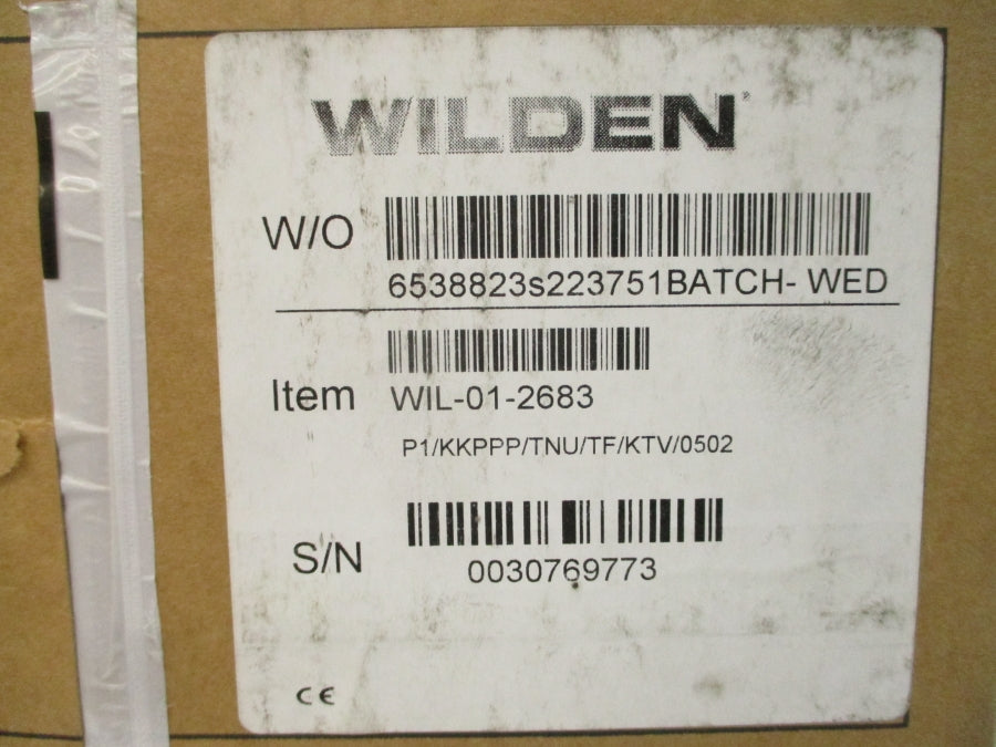 WILDEN P1/KKPPP/TNU/TF/KTV/0502 01-2683 NSMP