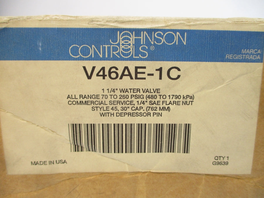JOHNSON CONTROLS V46AE-1C 260PSI 1-1/4" NSMP
