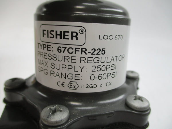 FISHER 67CFR-225 0-60PSI 1/4" NSMP