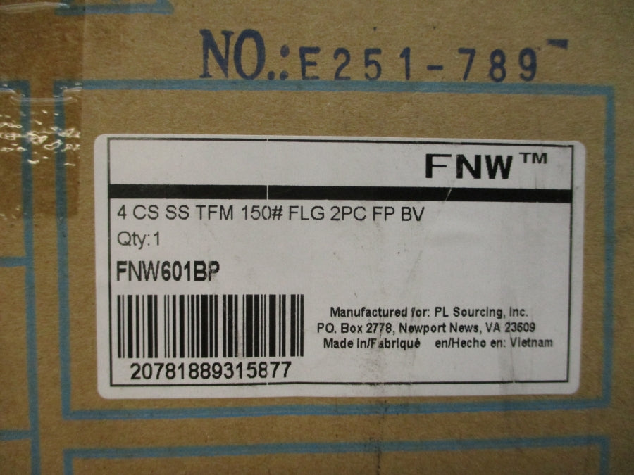 FNW FNW601BP 4" NSMP