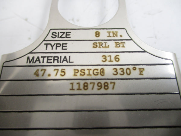 FIKE 1187987 47.75PSI 8" NSMP