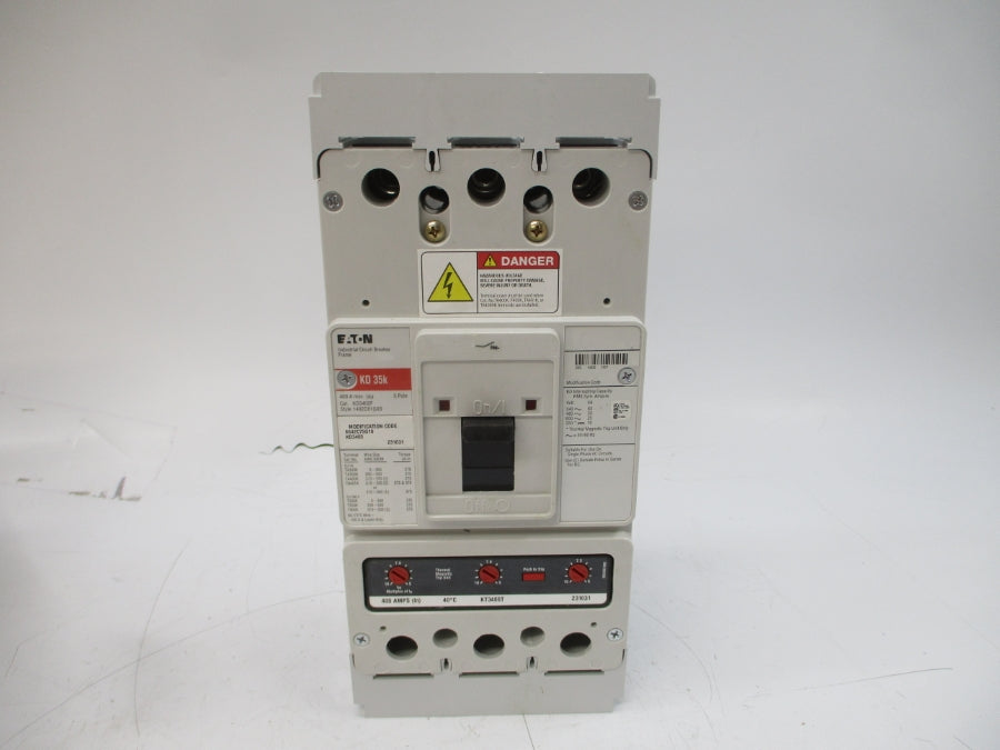 EATON KD3400 1492D81G03 SER. C 600VAC 400A NSMP