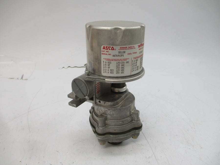 ASCO SB11DK 125/250VAC 5A 60PSI NSMP