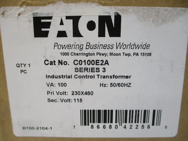 EATON C0100E2A SER. 3 230/460V NSMP