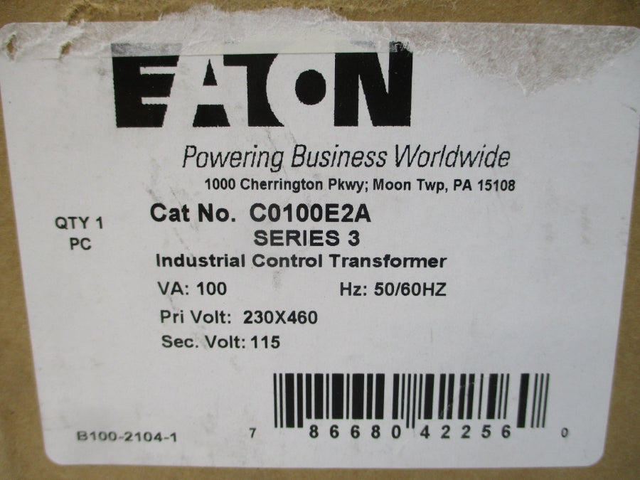 EATON C0100E2A SER. 3 230/460V NSMP