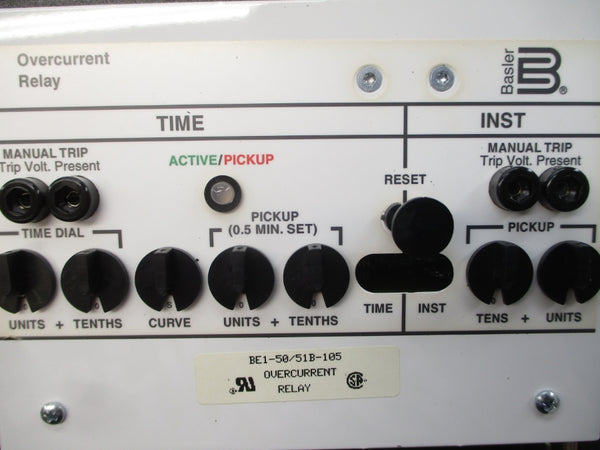 BASLER BE1-50/51B-105 (AS PICTURED) NSNP