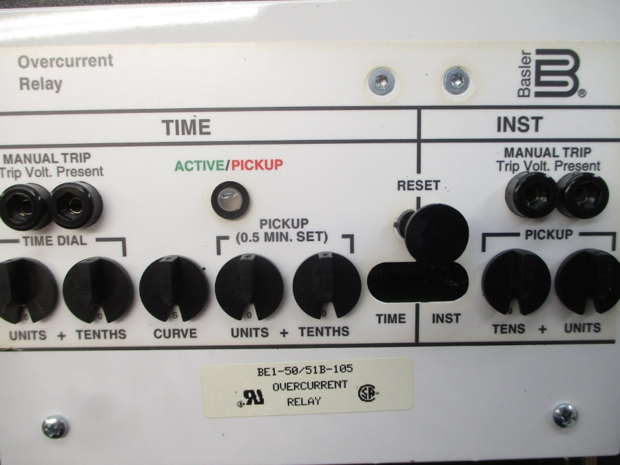 BASLER BE1-50/51B-105 (AS PICTURED) NSNP