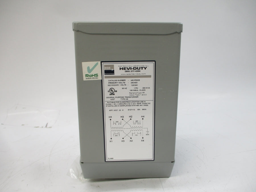 HEVI-DUTY HS1F500B 240/480V NSMP