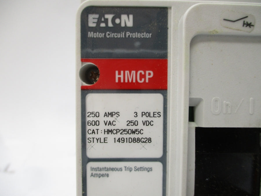 EATON HMCP250W5C 1491D88G28 SER. C 600VAC 250A NSMP