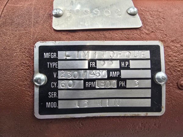 LIMITORQUE 15MIN 230/460V UNMP