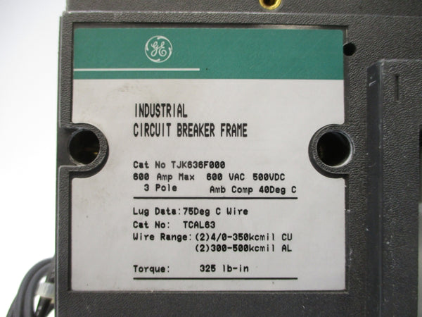 GENERAL ELECTRIC TJK636F000 600VAC 600A NSNP