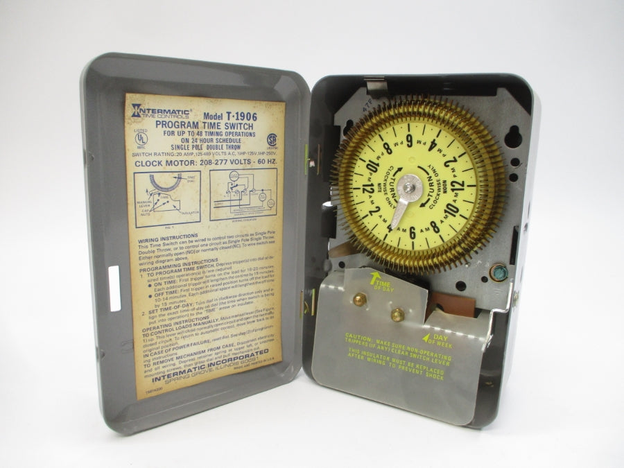 INTERMATIC T-1906 125-480VAC 20A NSMP