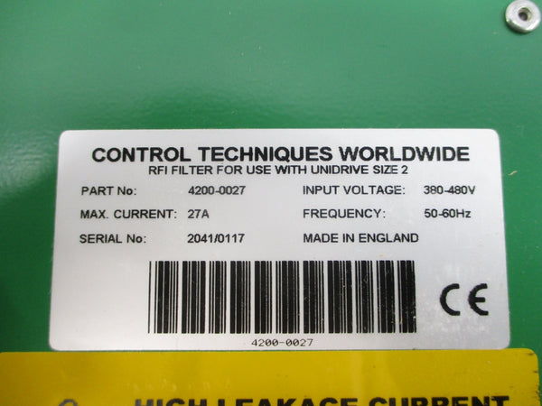 CONTROL TECHNIQUES 4200-0027 380-480V 27A NSMP