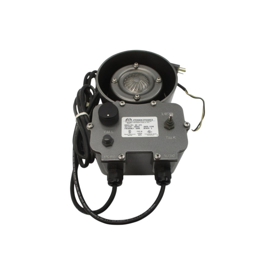 ATKINSON DYNAMICS AD-27A SER. C 120VAC 0.240A NSNP