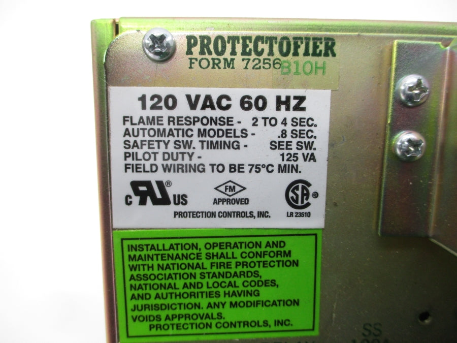 PROTECTION CONTROLS 7256B10H 120VAC 2-4S NSNP
