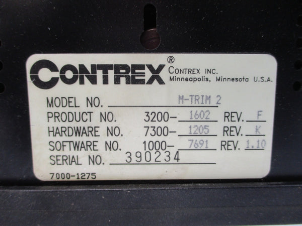 CONTREX M-TRIM2 3200-1602 115/230VAC 0.1A REV. F NSNP