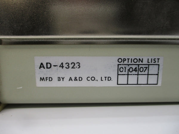 A&D AD-4323 220/240VAC 0.5A UNMP